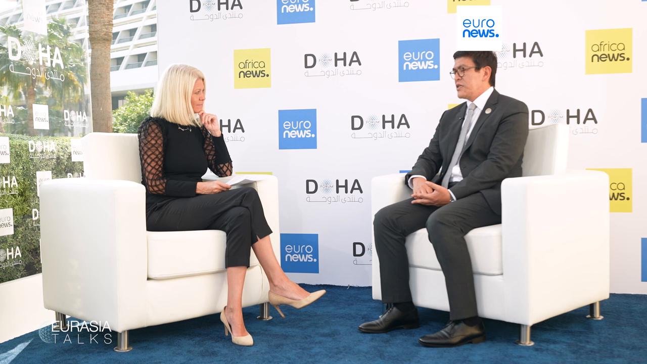 Video thumbnail for Deputy prime minister of Kyrgyzstan outlines regional and EU relations