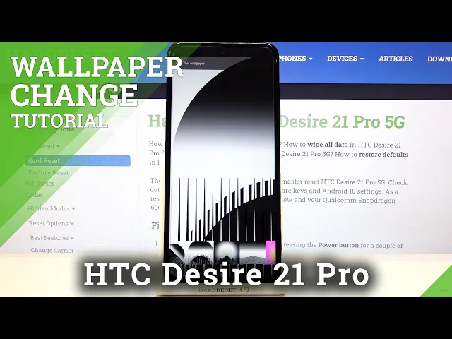 Video thumbnail for How to Change Wallpaper in HTC Desire 21 Pro 5G – Home Screen Update