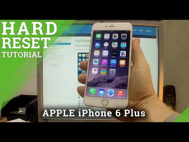Video thumbnail for Hard Reset APPLE iPhone 6 Plus