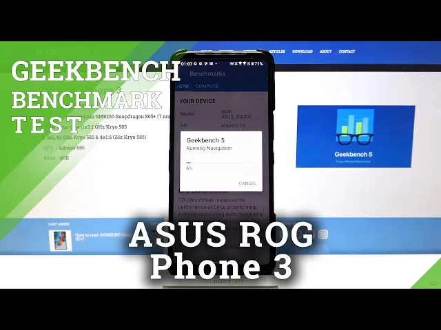 Video thumbnail for How to Perform Geekbench V5 Test on ASUS ROG Phone 3 – Benchmark Results
