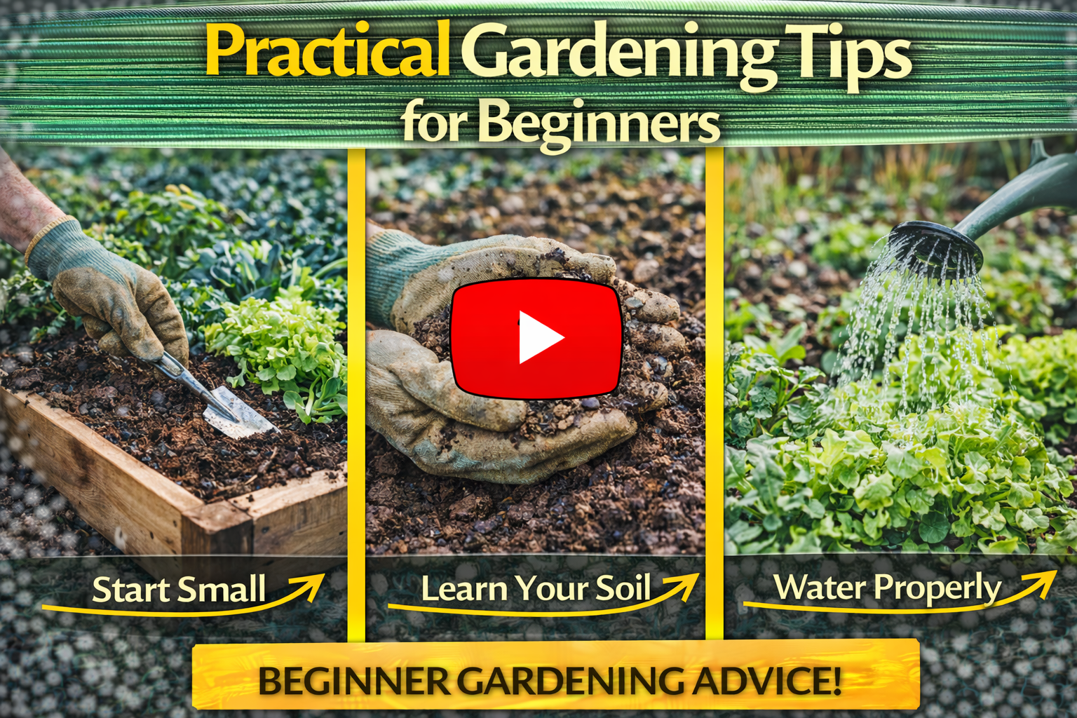 Video thumbnail for Practical Gardening Tips for Beginners