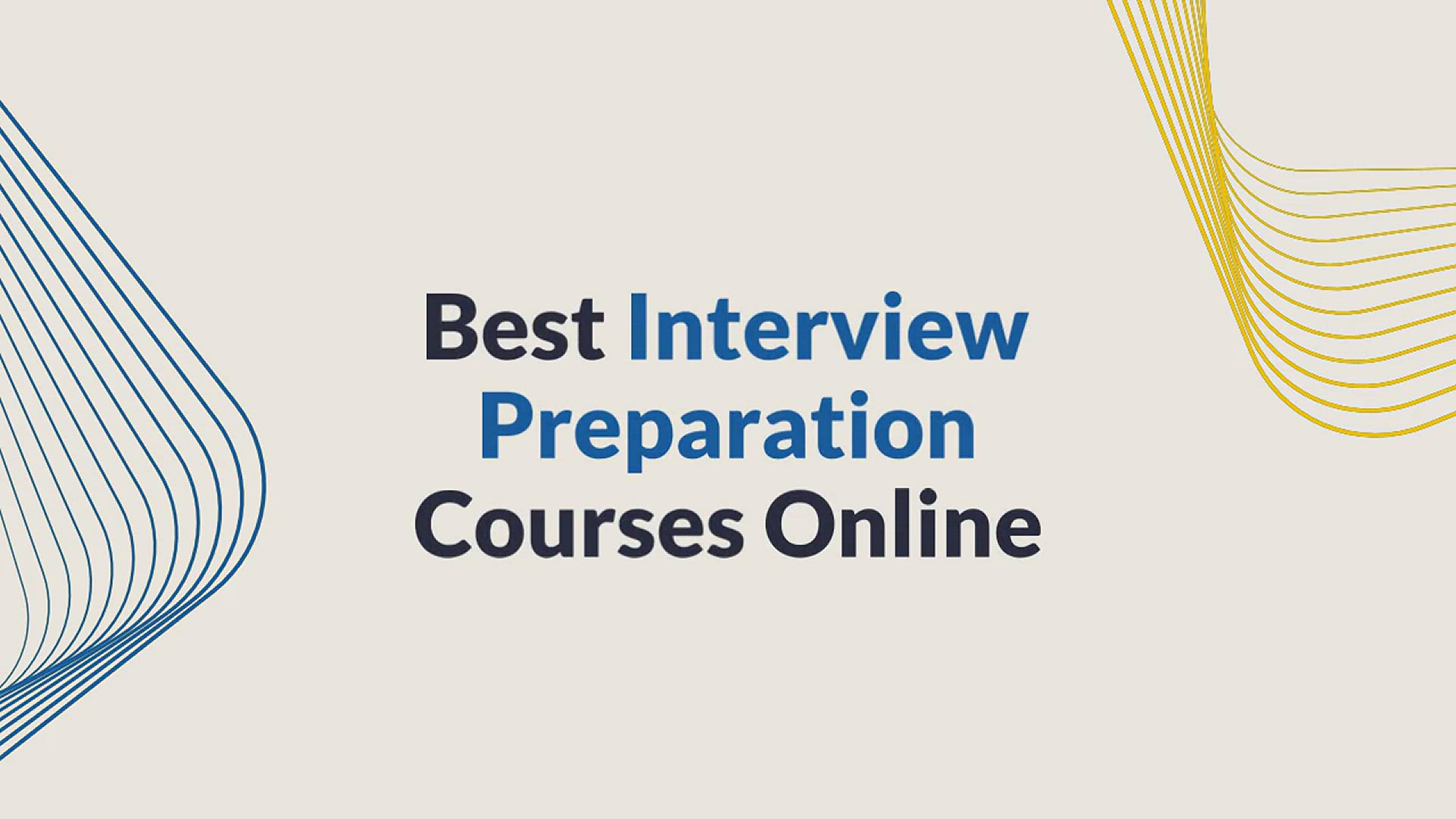 'Video thumbnail for 10 Best Interview Preparation Courses Online [2023]'