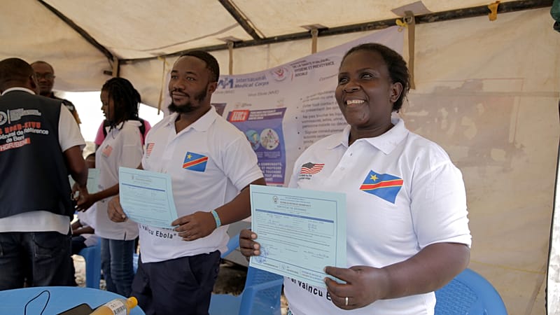 Video thumbnail for Five Ebola survivors discharged as DRCongo’s case count breaks 6,000