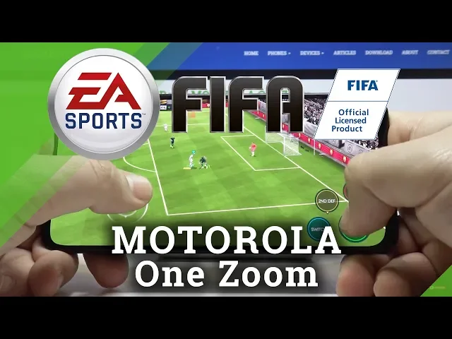 Video thumbnail for FIFA Mobile on MOTOROLA One Zoom – Gameplay / Test Gaming Quality