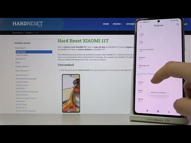 Video thumbnail for XIAOMI 11T Notifications Tones Preview
