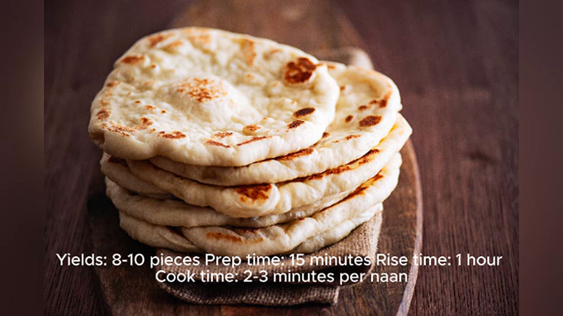 Video thumbnail for easy naan recipe