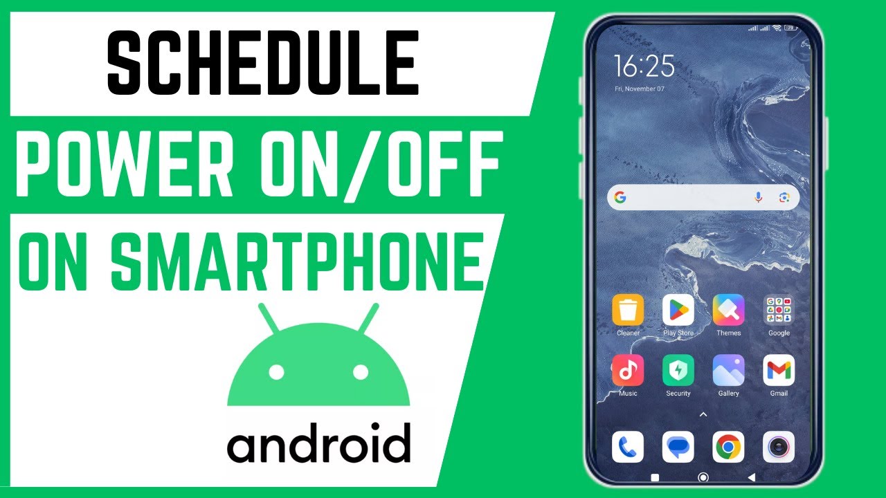 Video thumbnail for How To Schedule Power On/Off On Android Smartphone