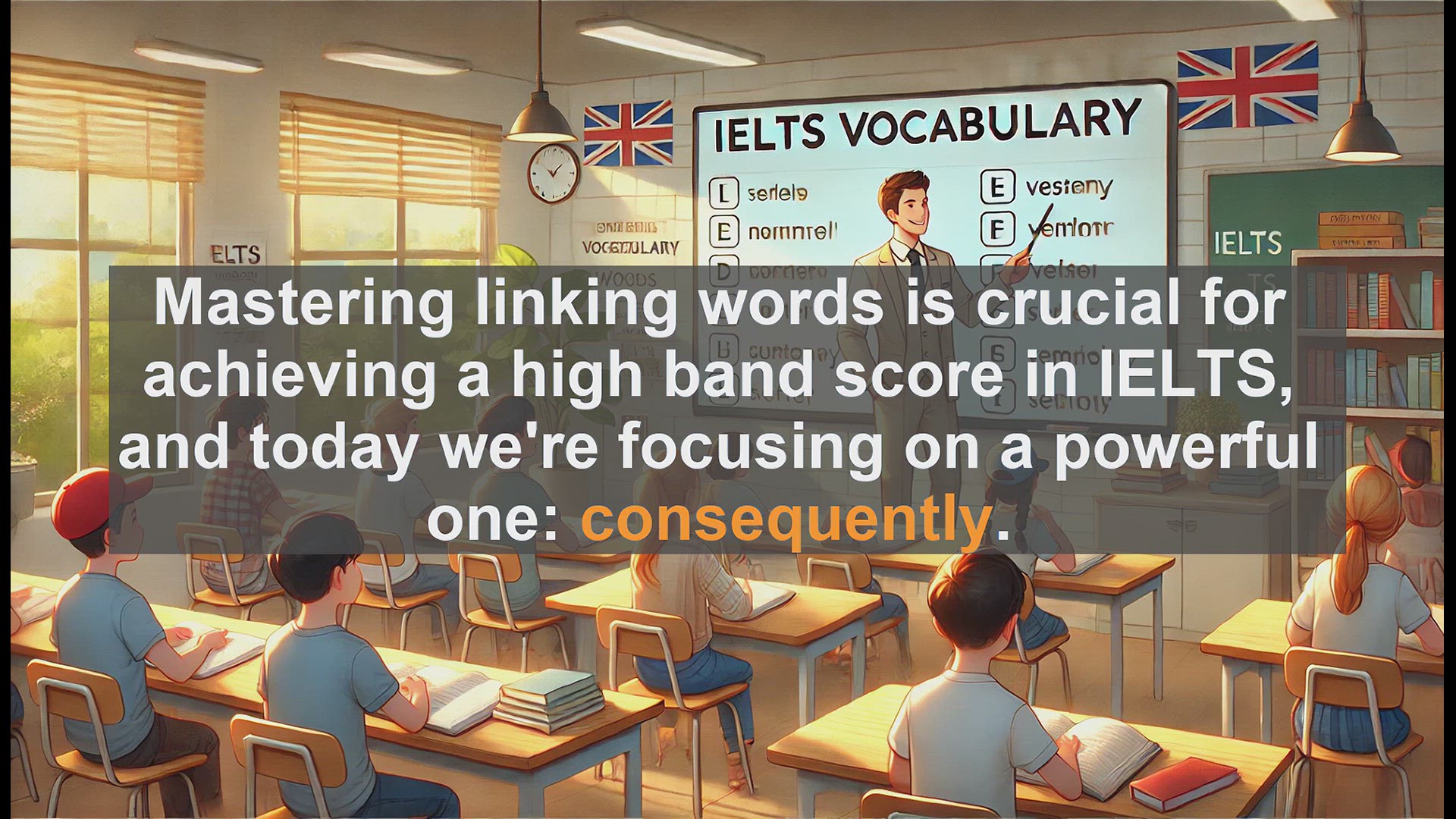 'Video thumbnail for 2500 Must Know IELTS 6.5 Vocabulary - How to Use 'Consequently' in IELTS: Boost Your Band Score'