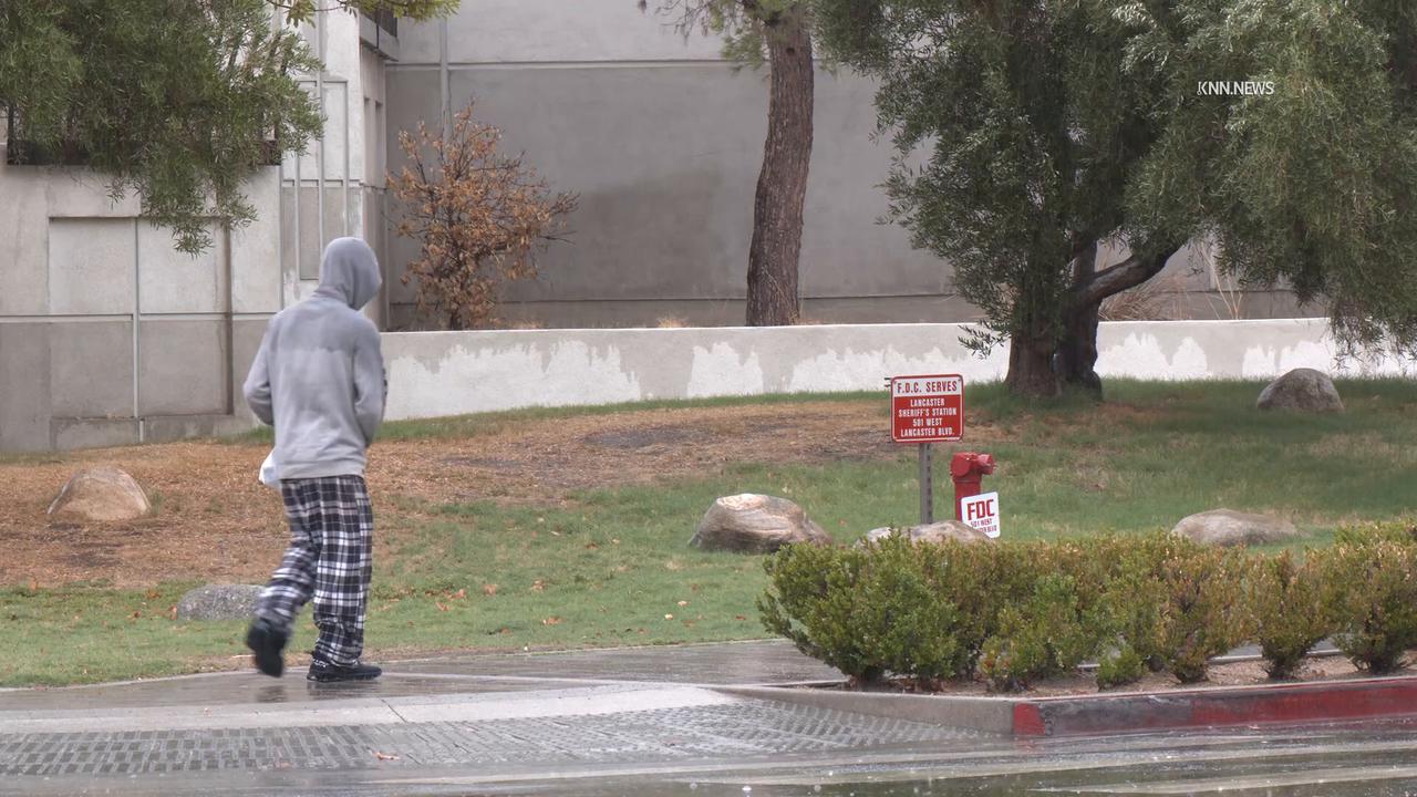 Video thumbnail for US, Los Angeles: Lancaster Antelope Valley Afternoon Rain.