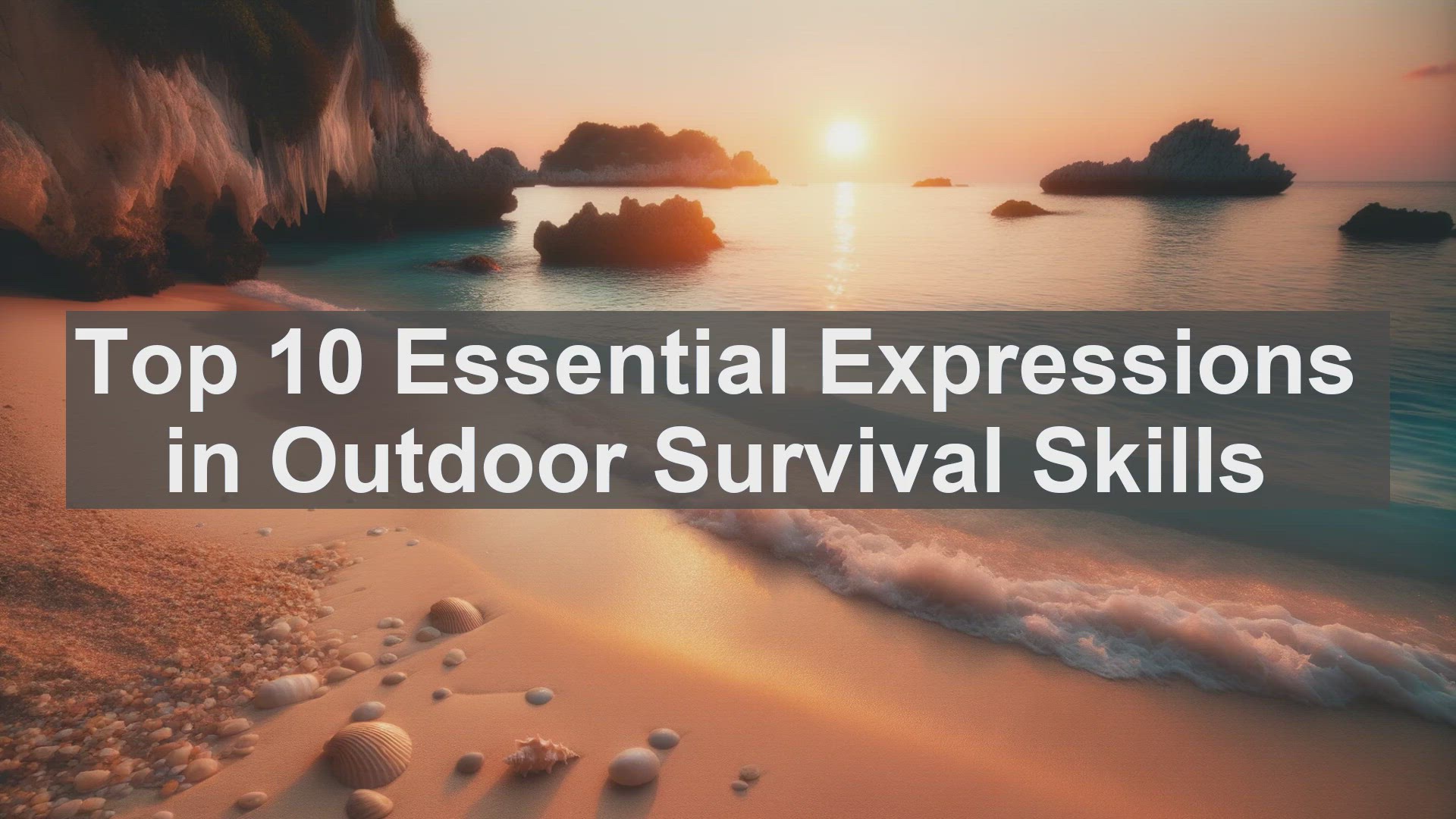 'Video thumbnail for Top 10 Essential Expressions in Outdoor Survival Skills'