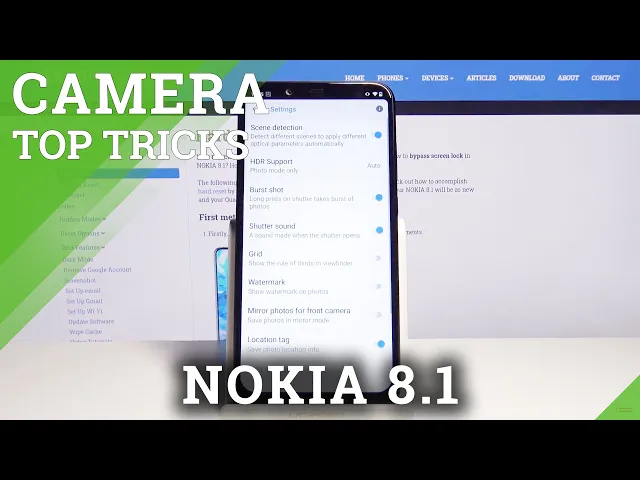Video thumbnail for Try Camera Top Tricks on Nokia 8.1 – The Best Tips for NOKIA Camera