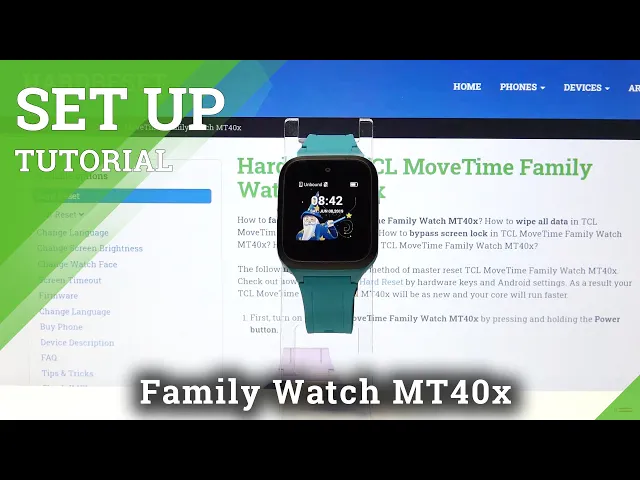 Video thumbnail for How to Set Up Watch Face in TCL MoveTime Family Watch MT40x?