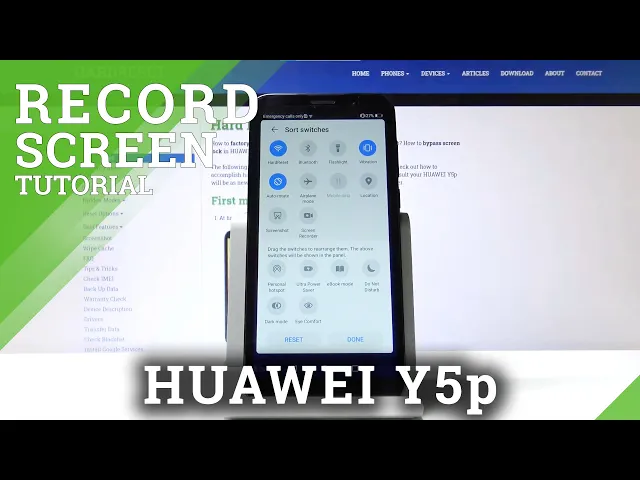 Video thumbnail for How to Record Screen in HUAWEI Y5p – Screen Recorder Function