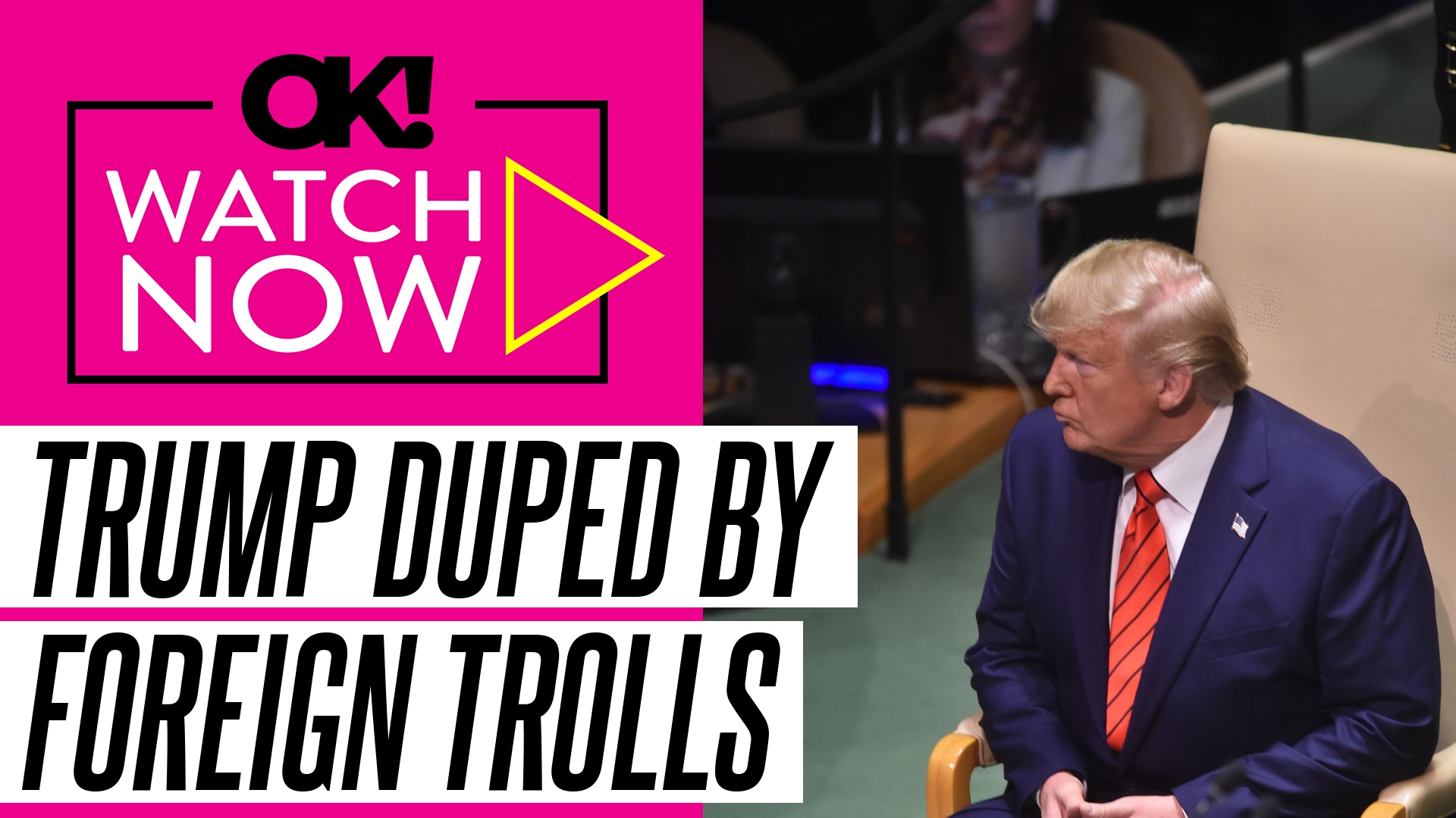 Video thumbnail for Donald Trump Continuously Fooled by Foreign Trolls Posing as MAGA Influencers