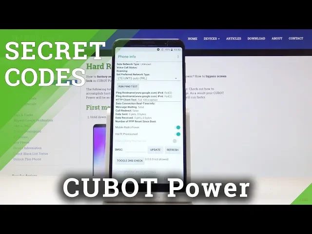 Video thumbnail for Secret Codes for CUBOT Power - Enable Hidden Module
