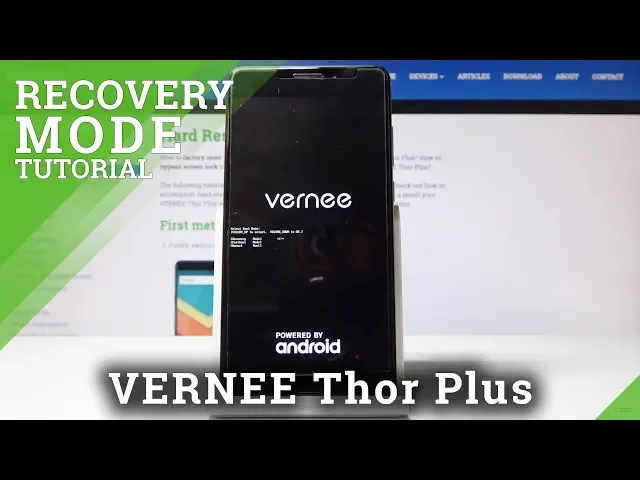Video thumbnail for How to Enter Recovery Mode in VERNEE Thor Plus - Use & Quit Recovery Menu