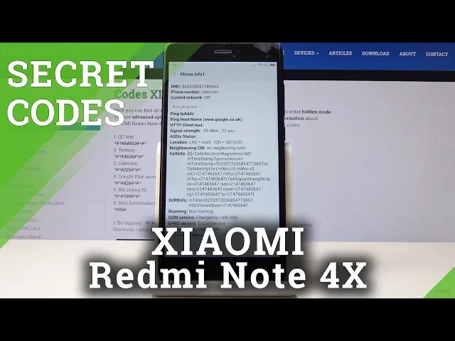 Video thumbnail for Secret Codes for XIAOMI Redmi Note 4X - Hidden Mode / Service Info