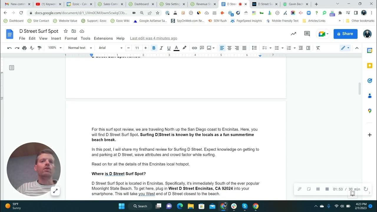 Video thumbnail for Writing a Blog Post Start to Finish