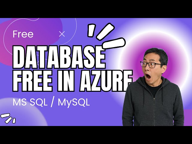 Video thumbnail for Deploy Free MS SQL DB and MySQL DB in Azure