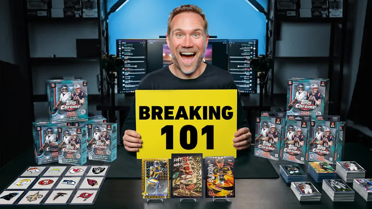 Video thumbnail for Sports Card Investor: Sports Card Breaking 101: Everything You NEED to Know!