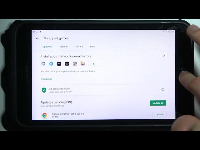 Video thumbnail for How to Update Apps on SAMSUNG GALAXY TAB ACTIVE 2 – Download the Latest App Version