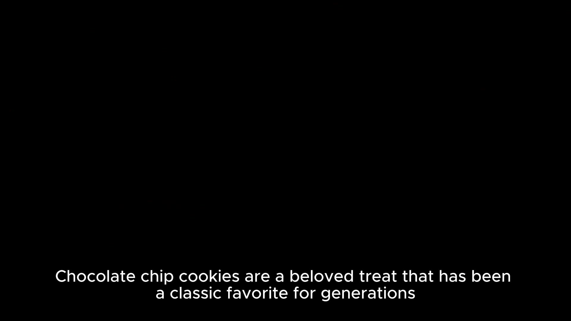 Video thumbnail for Chocolate Chip Cookies Recipe