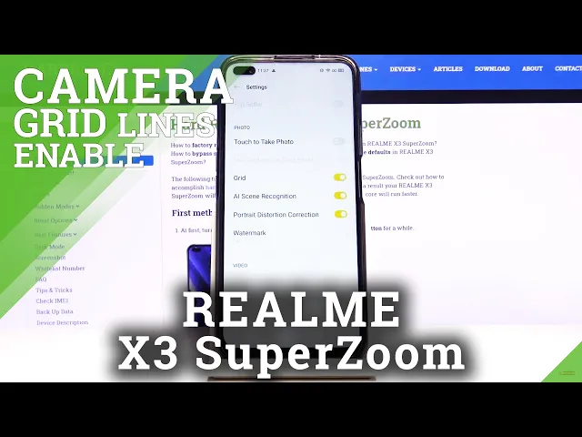 Video thumbnail for How to Enable Camera Gridlines on REALME X3 SuperZoom – Camera Settings