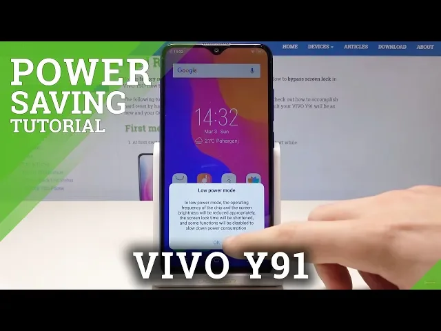 Video thumbnail for Power Saving Mode in VIVO Y91 - Battery Saver