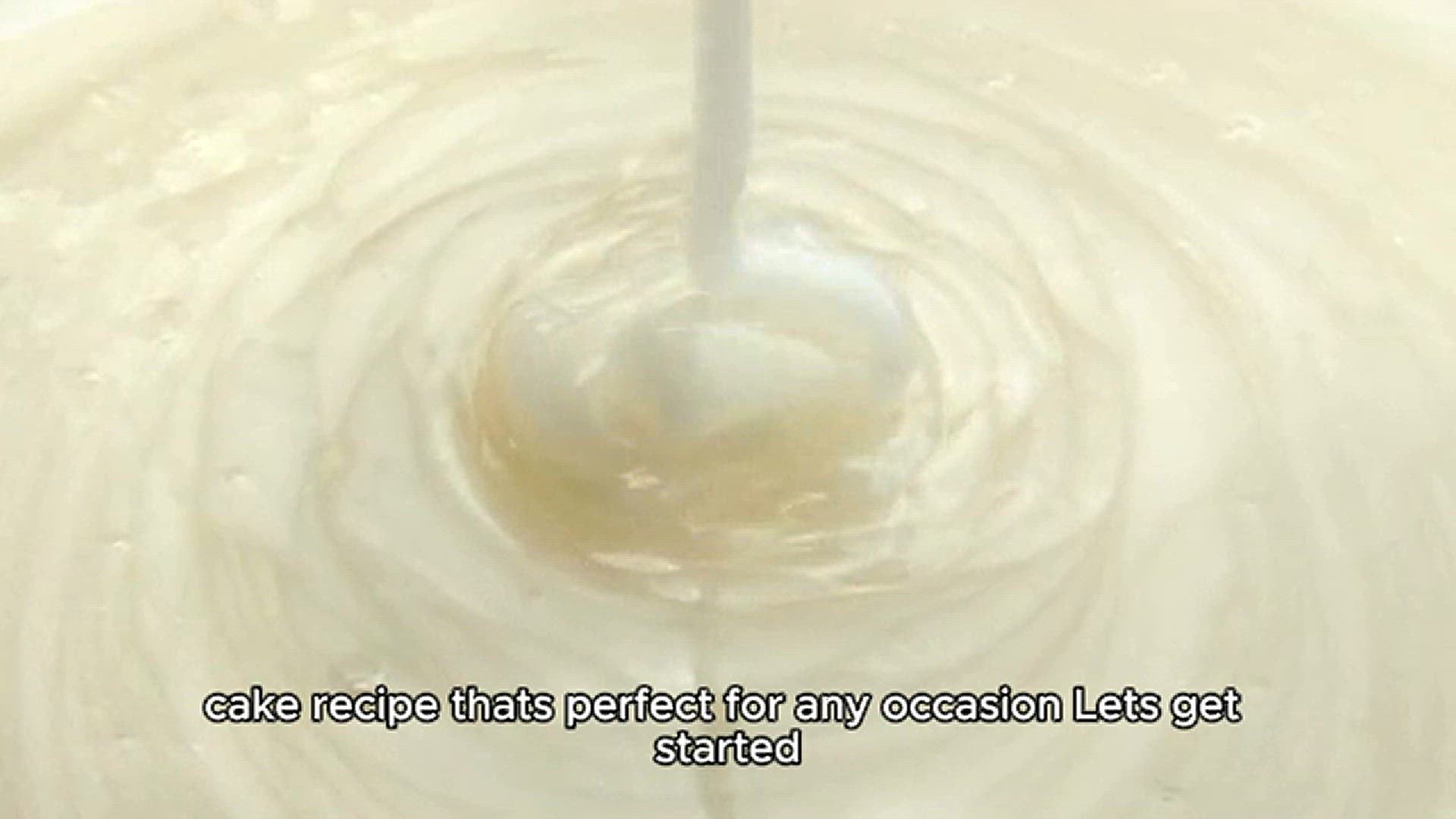 'Video thumbnail for Vanilla cake recipe'