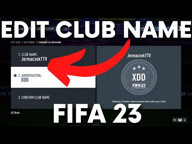 Video thumbnail for How to Change Club Name in FIFA 23 Ultimate Team - New Club Name on FIFA 2023