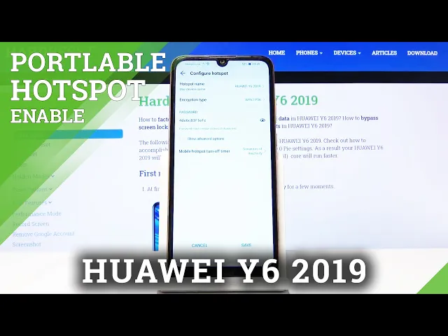 Video thumbnail for How to Enable Portable Hotspot in Huawei Y6 2019 - Wi-Fi Sharing Method