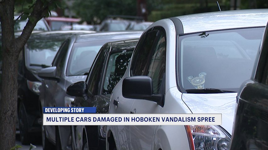 Video thumbnail for Car vandalism in Hoboken sparks concern among residents