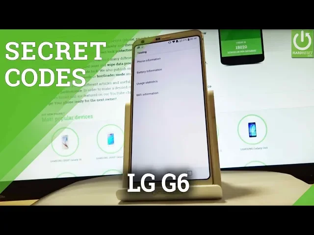 Video thumbnail for Secret Codes in LG G6 H870 - Advanced Settings / Tips & Tricks