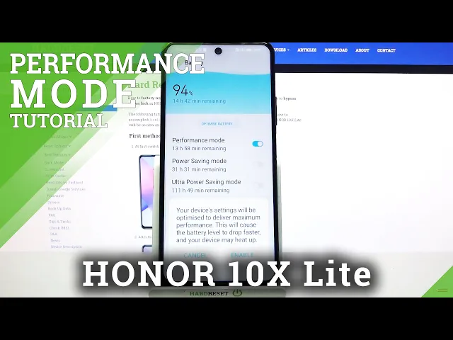 Video thumbnail for How to Turn On High Performance Mode in HONOR 10X Lite – Disable Performance Mode