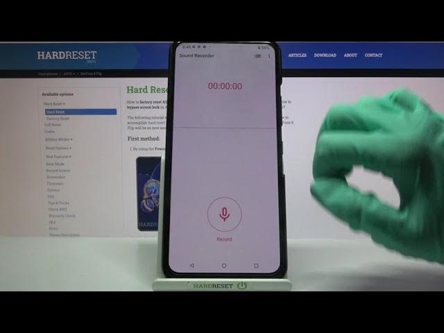 Video thumbnail for Record and Save Voice - ASUS ZenFone 8 Flip and Sound Recorder App