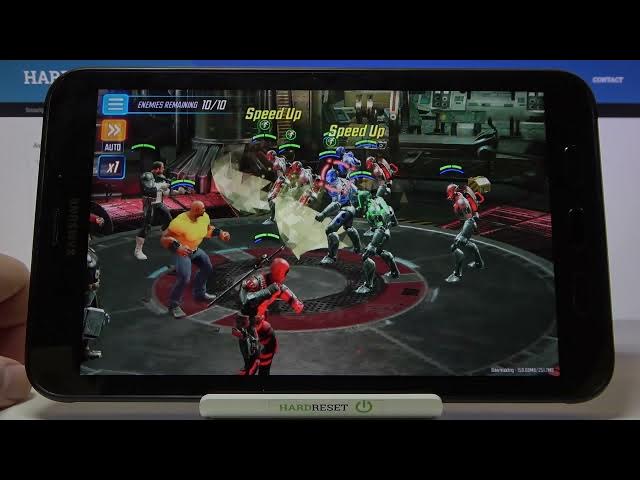 Video thumbnail for Marvel Strike Force Gameplay on Samsung Galaxy Tab Active 2 – Gaming Performance Test