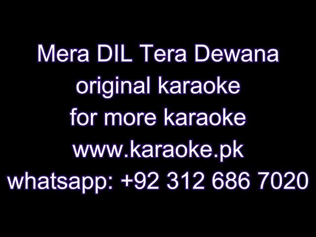 Video thumbnail for Mera DIL Tera Dewana original karaoke
