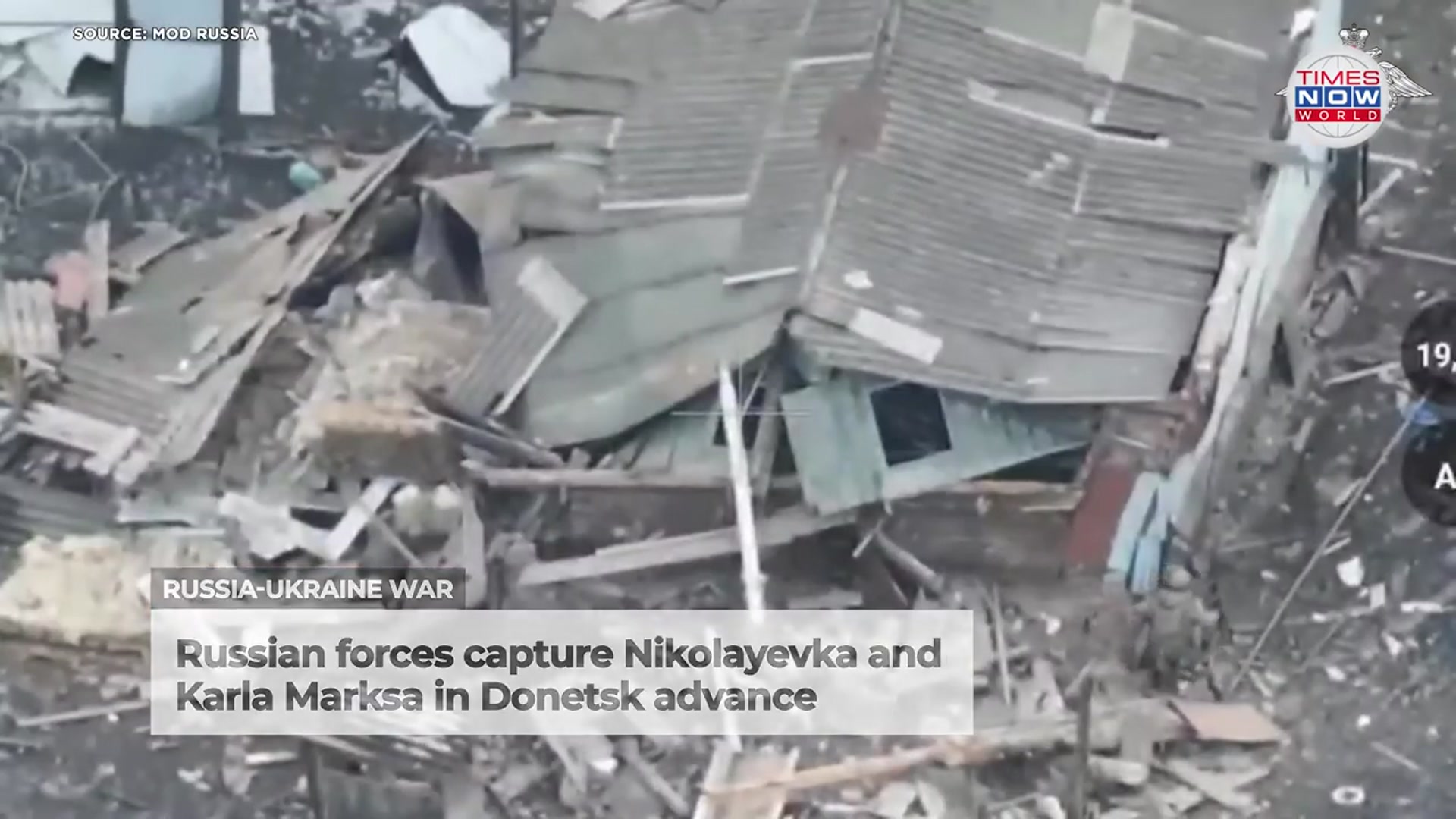 'Video thumbnail for Putin’s FPV drones wreak havoc, captures Ukrainian town Karla Marksa | Times Now World'