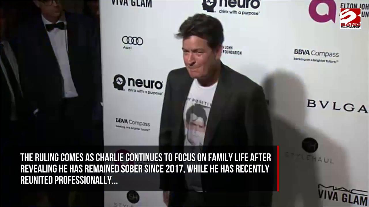 Video thumbnail for Charlie Sheen agrees huge child support back payment deal