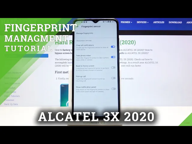 Video thumbnail for ALCATEL 3X 2020 – Manage Lock Screen Settings & Add Fingerprint