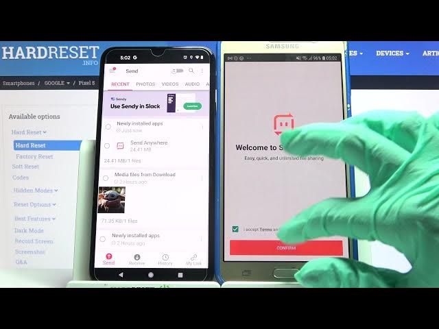 Video thumbnail for How to Transfer Files from Google Pixel 5 to Samsung Device - Files Transfer