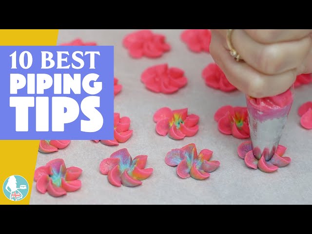 Video thumbnail for 10 Best Piping Tips AND How to Use Them!