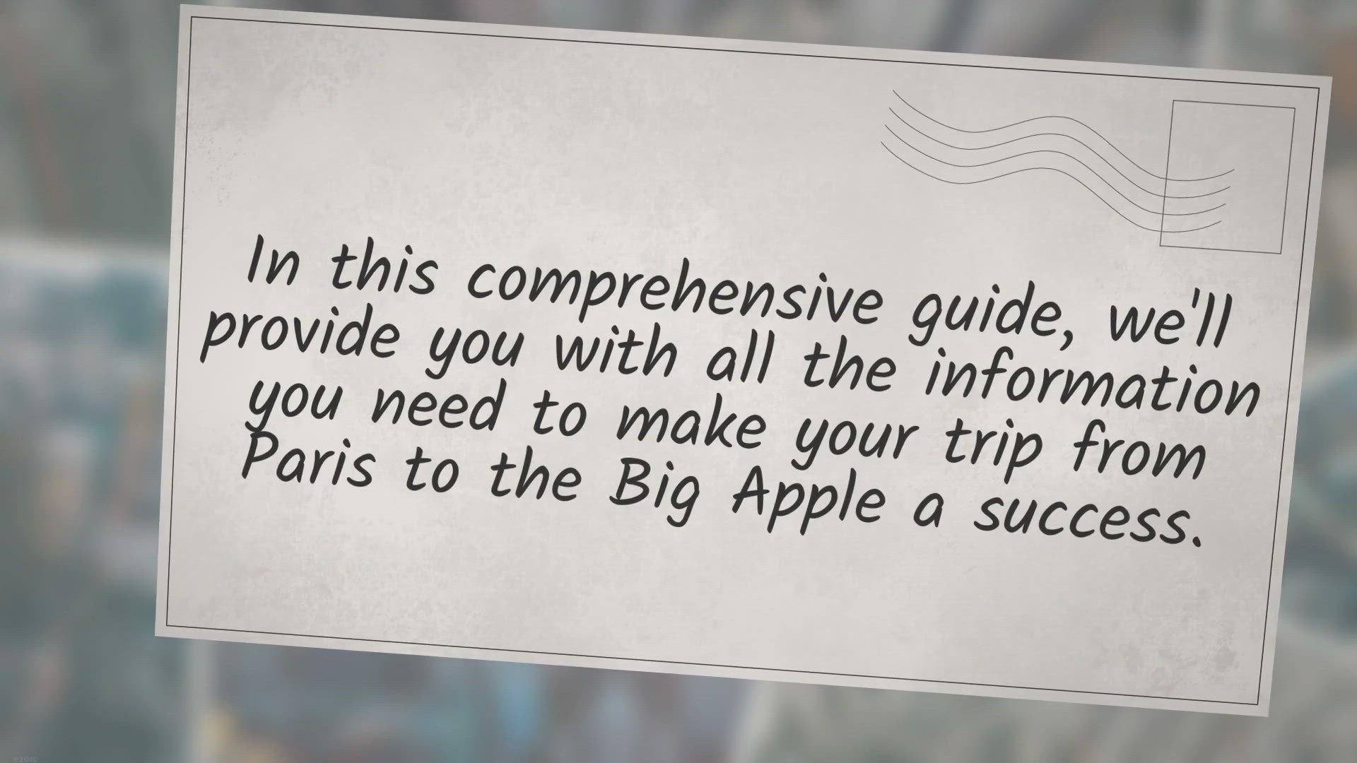 Video thumbnail for From Paris to the Big Apple: A Comprehensive Guide on Traveling to New York