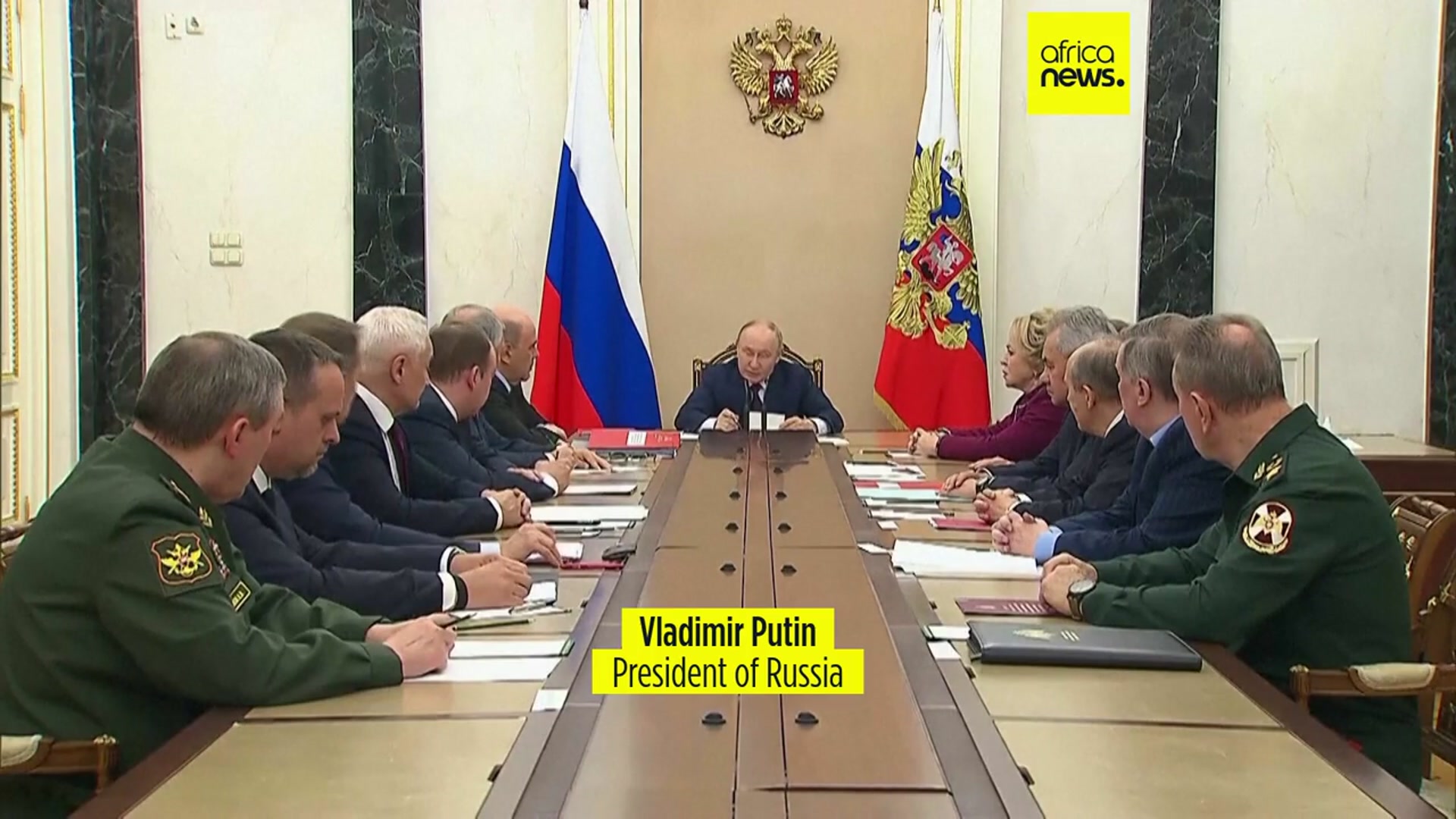 'Video thumbnail for Russia's President Putin readies to resume nuclear weapons testing but only if US does so first'