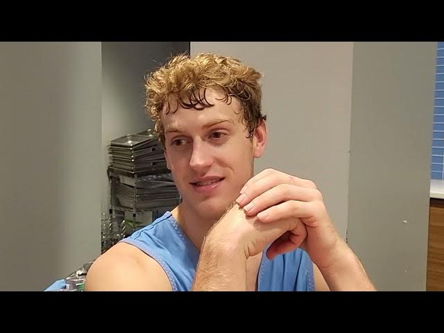 Video thumbnail for Post-Blue-White interviews with Ian Jackson, Drake Powell, Elliot Cadeau and Cade Tyson #UNC