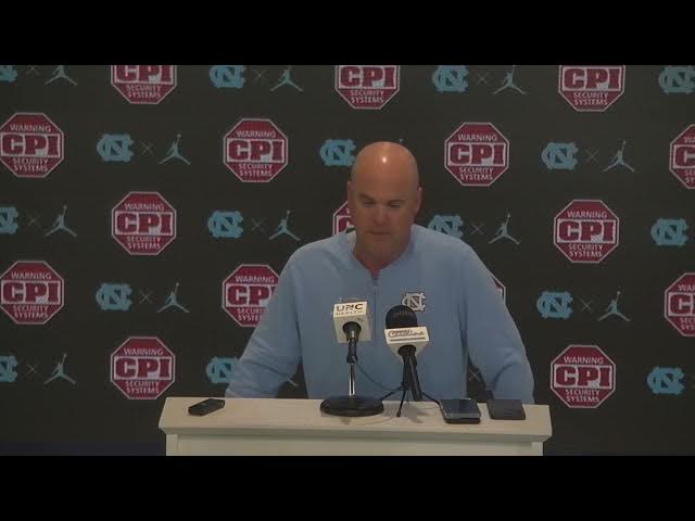 Video thumbnail for #UNC offensive coordinator Chip Lindsey ahead of Saturday's game at Virginia.
