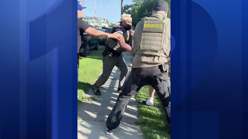 Video thumbnail for ICE detains Passaic man - a U.S. citizen - for allegedly provoking agents