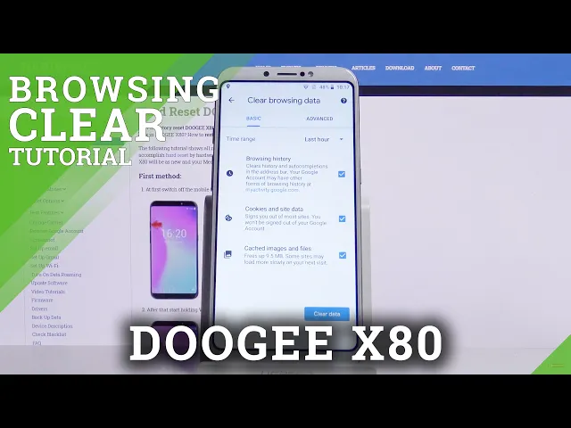 Video thumbnail for How to Clear Browsing Data in DOOGEE X80 – Clear Browsing History