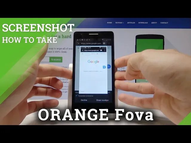 Video thumbnail for How to Take Screenshot in Orange Fova - Capture Display