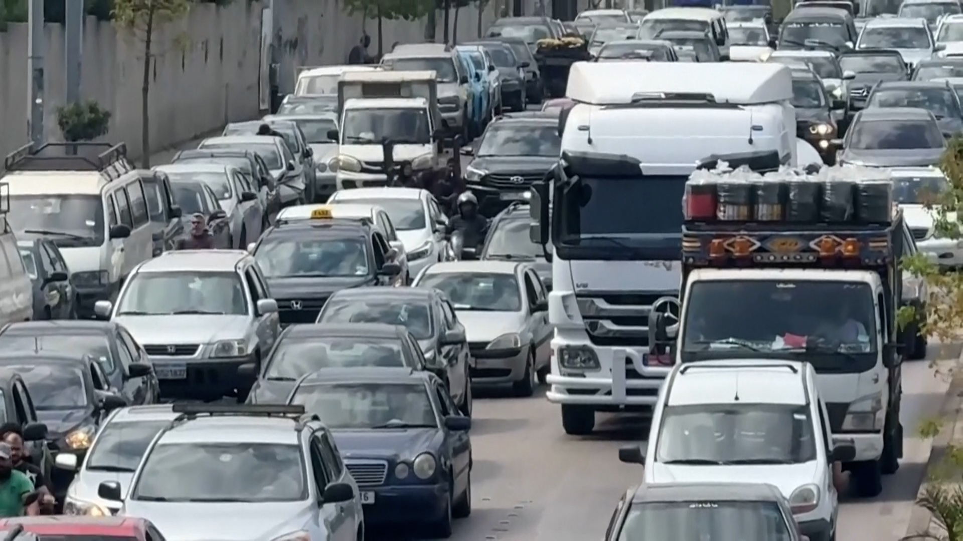 Video thumbnail for Residents flee Beirut’s southern suburbs as Israel orders strikes